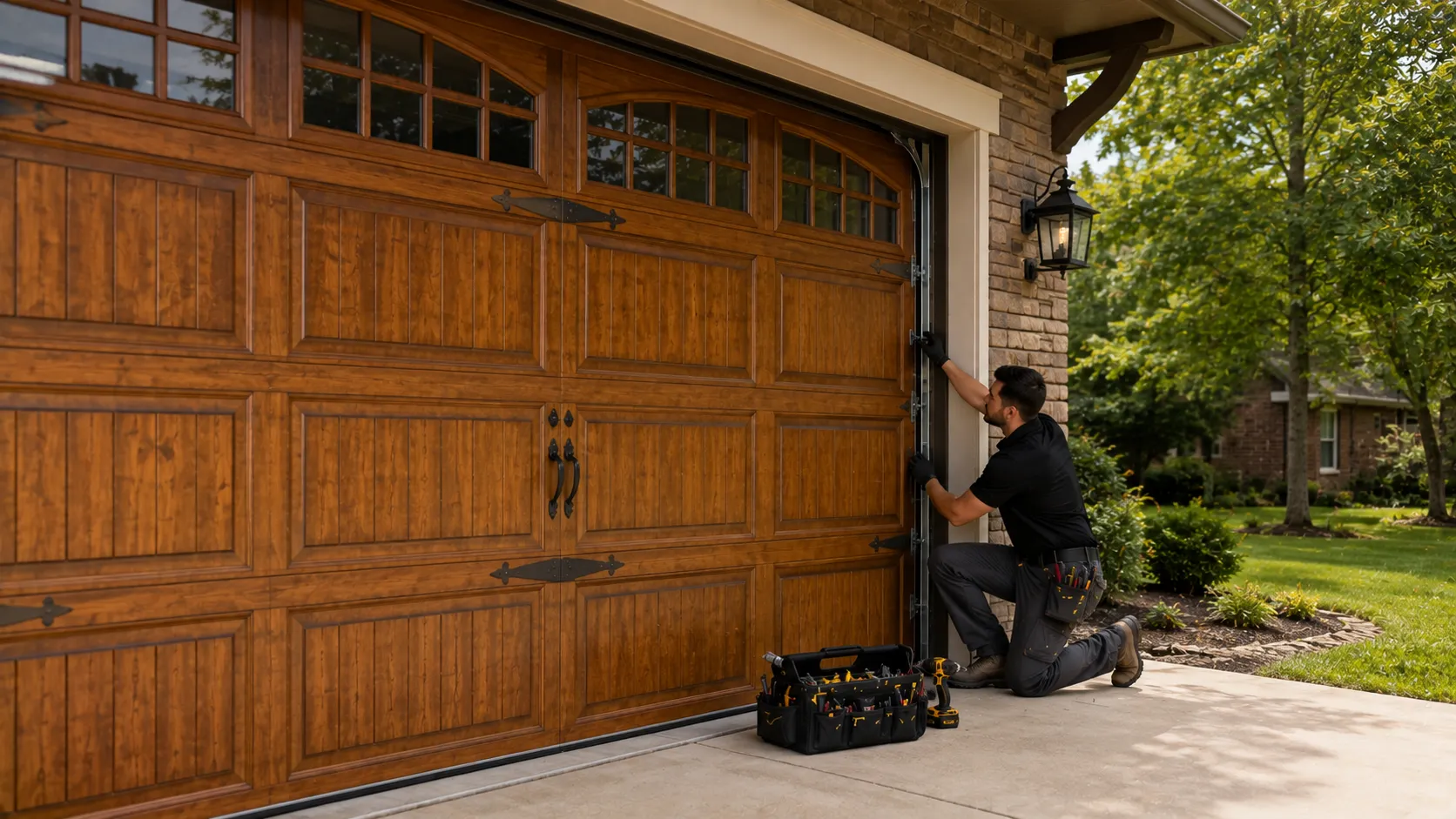 Tell us what’s wrong - West Bend garage door service
