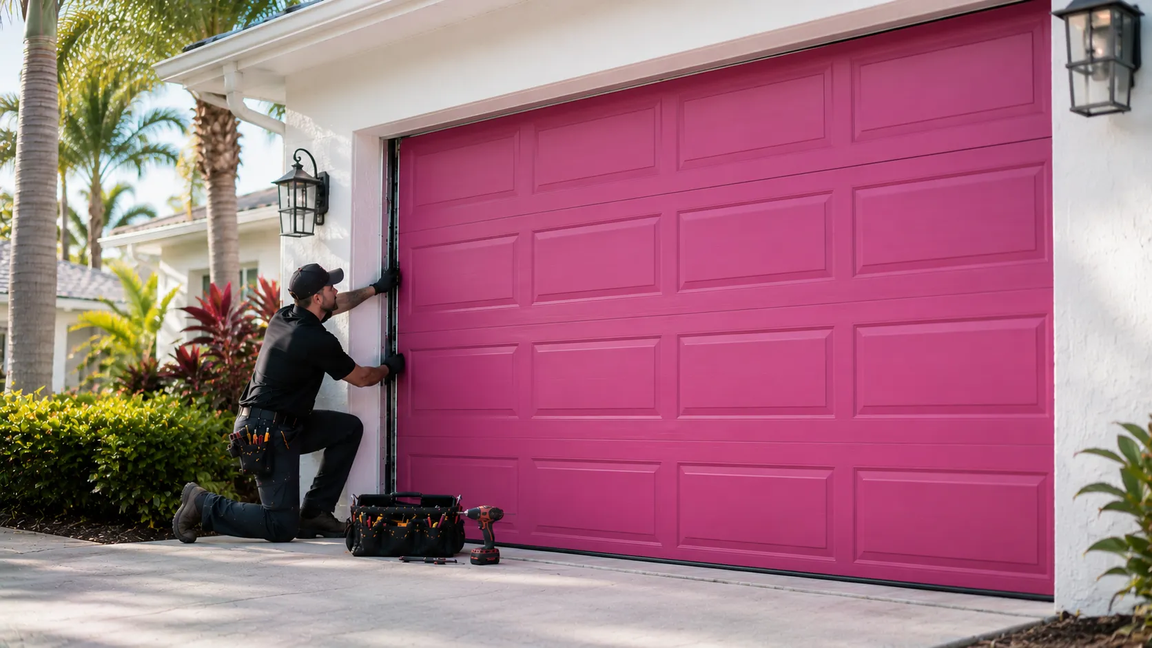 Tell us what’s wrong - West Bend garage door service