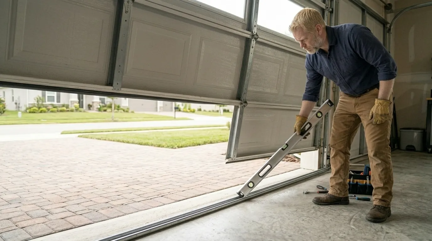 Repaired & tested - West Bend garage door service