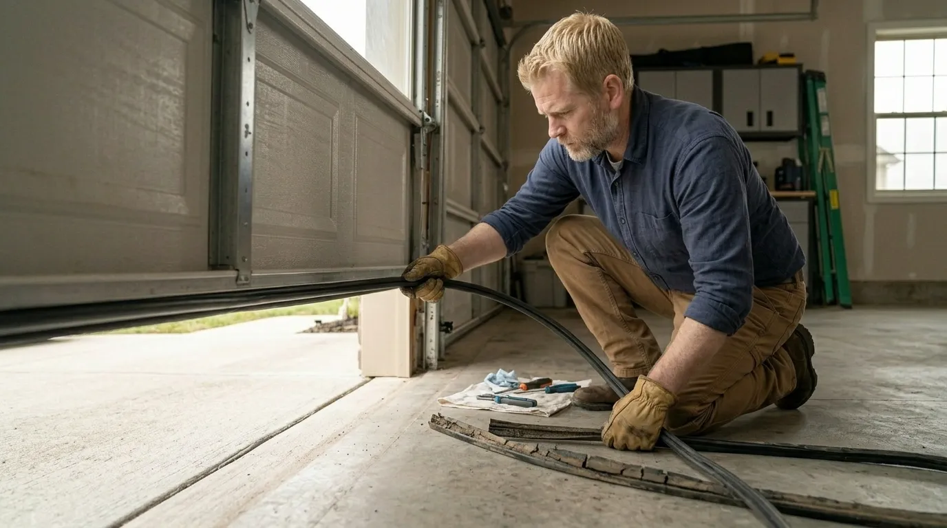 Repaired & tested - West Bend garage door service