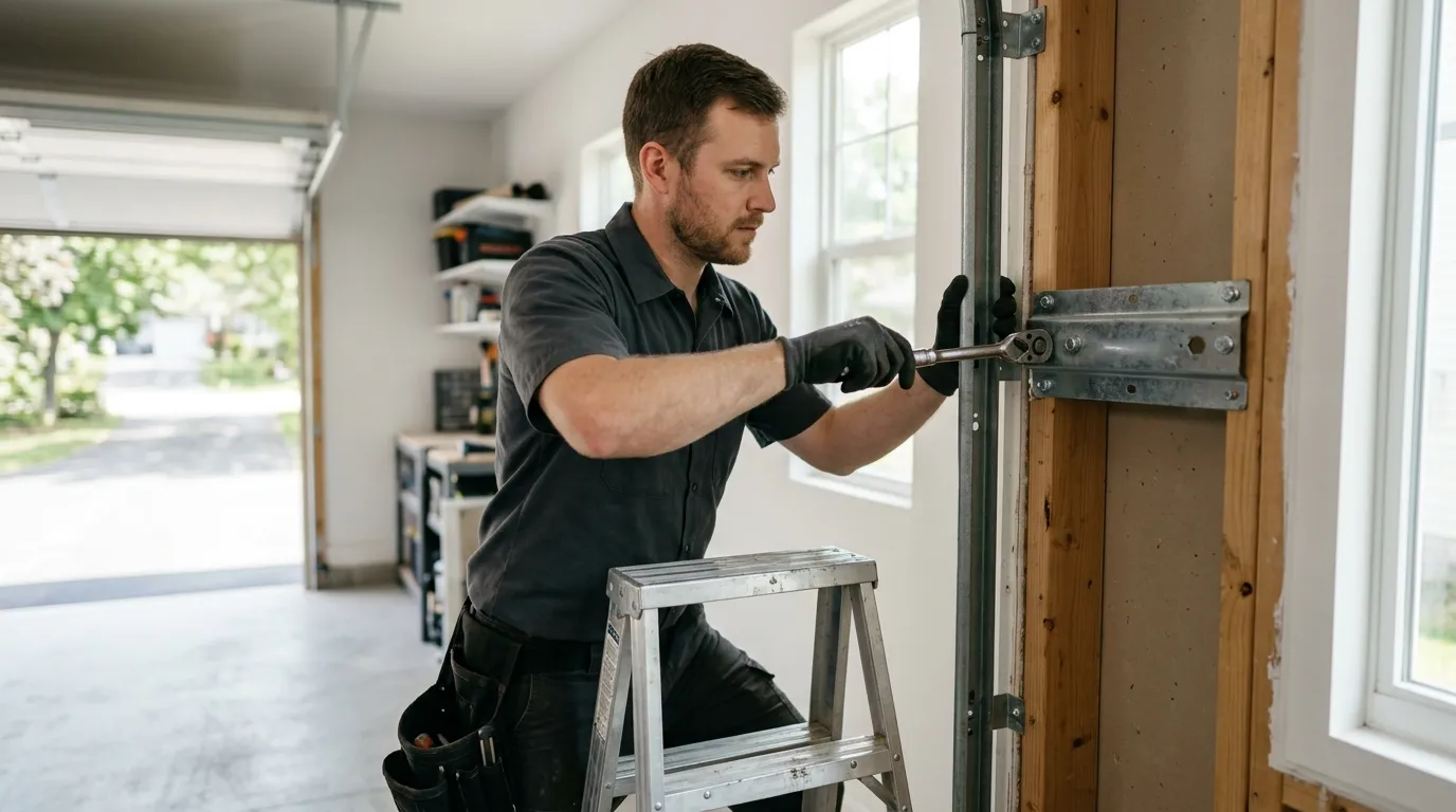 Repaired & tested - West Bend garage door service