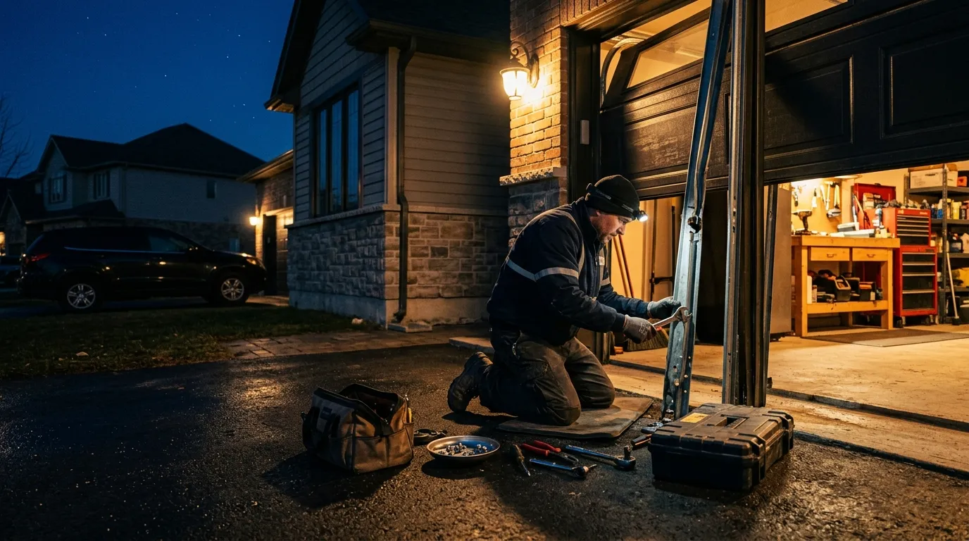 Repaired & tested - West Bend garage door service