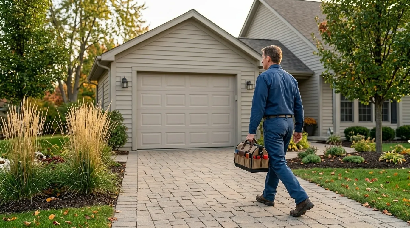 What Our Technicians Check First on a West Bend Garage Door