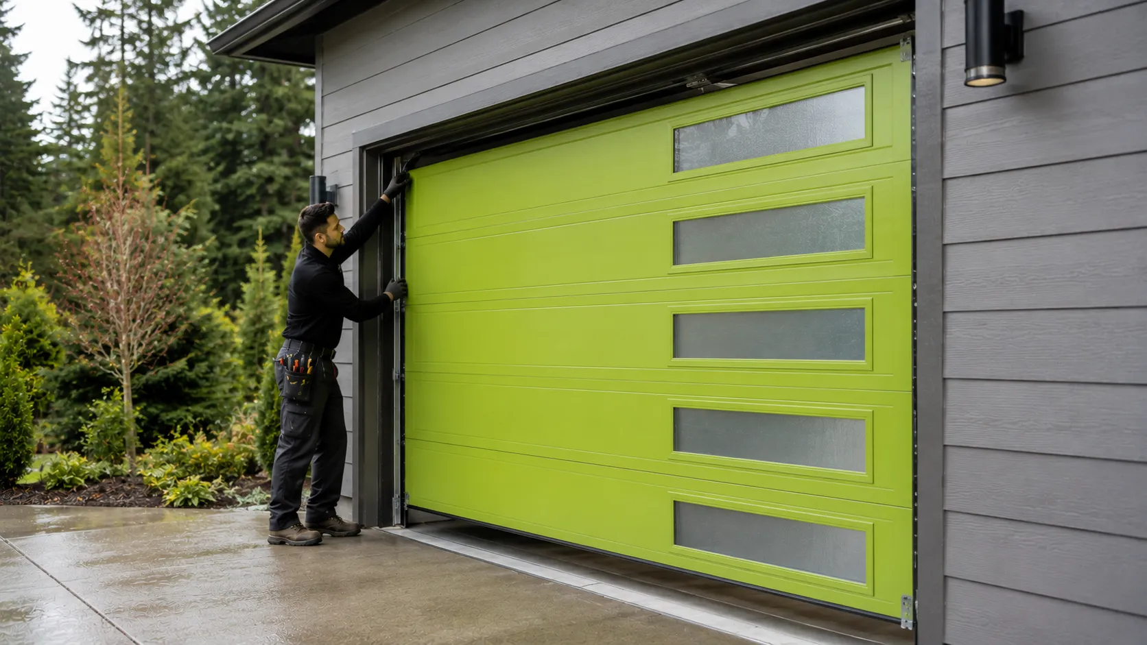 New Garage Door Installation for Jackson Homes